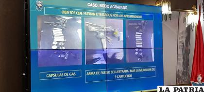 Los sindicados portaban un arma de fuego y cápsulas de gas / LA PATRIA