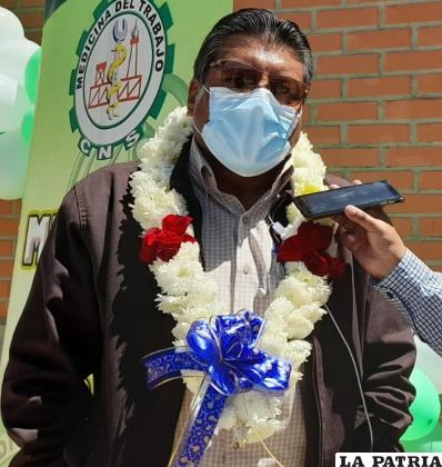 El presidente del Comité Cívico de Oruro, Cecilio Pérez /la patria