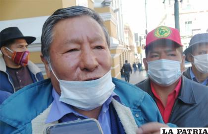Román Loayza felicitó a la militancia del Movimiento Al Socialismo /Archivo Erbol
