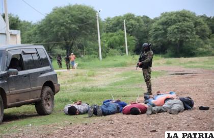 La justicia dispuso la detención de 38 personas 
/Ministerio de Gobierno