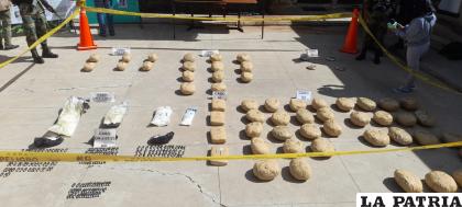 Más de 20 toneladas de cocaína fueron secuestradas por la Policía /LA PATRIA
