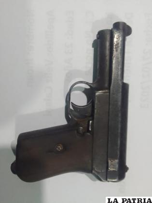 Secuestraron el arma calibre 22 /LA PATRIA