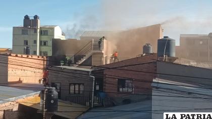 El fuego se inició la tarde de ayer /RRSS