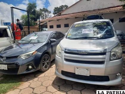 En total, incautaron cuatro motorizados /Felcn