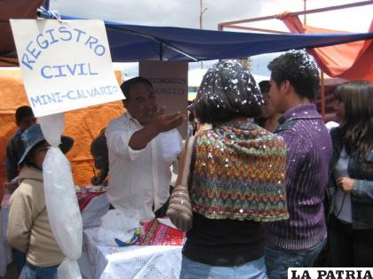 Los matrimonios eran una característica de la actividad /LA PATRIA