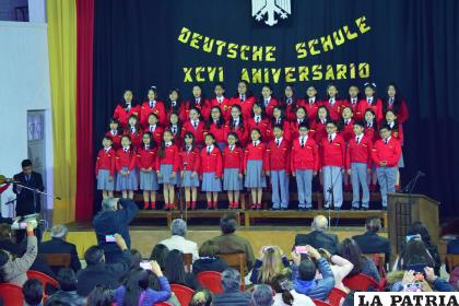 Un anterior aniversario del Colegio Alemán /LA PATRIA Archivo