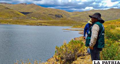De momento, reservorios de agua tiene caudal abundante en la mayor parte/GAD-ORU