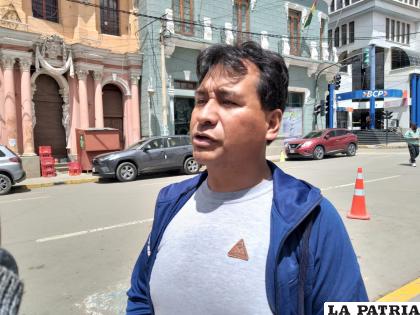 El secretario de Desarrollo Humano del GAMO, Richard Montaño /LA PATRIA
