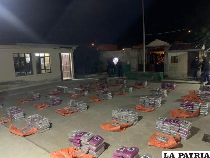 Fueron secuestrados 539 kilos con 600 gramos de droga /LA PATRIA