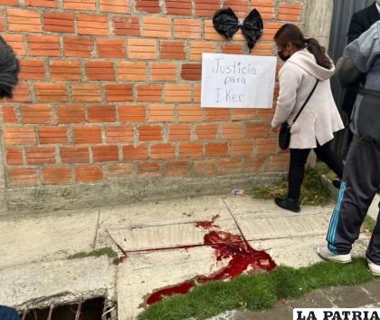 Varias personas exigieron justicia tras la muerte del niño /?xito Noticias 
