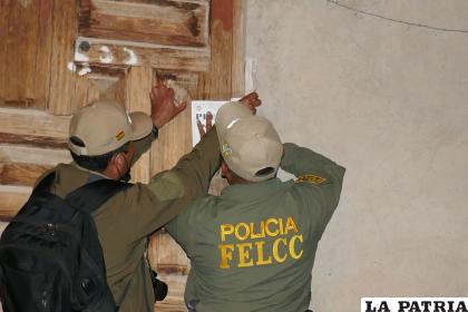 Precintaron el domicilio para fines investigativos 
/LA PATRIA
