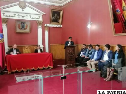 Presentación de la Agenda Urbana en el municipio de Oruro 
/LA PATRIA
