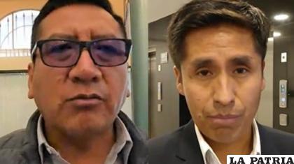 El diputado Freddy Mamani y el senador Rubén Gutiérrez /ANF