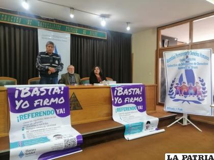 Alientan cruzada de recolección de firmas para la reforma de justicia /LA PATRIA
