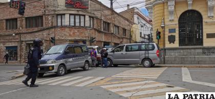 Varios sectores fueron obstruidos por los transportistas federados /LA PATRIA 
