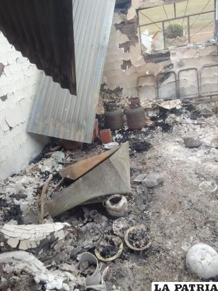 Un individuo perdió sus ahorros tras incendiar su casa /LA PATRIA
