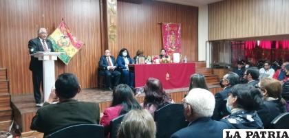 Acto de celebración por los 24 años de la Unior / LA PATRIA 
