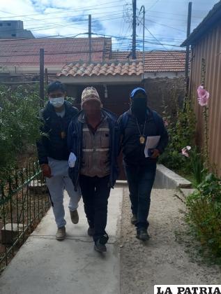 El implicado fue aprehendido por inteligencia de la Felcv en Pasto Grande /LA PATRIA
