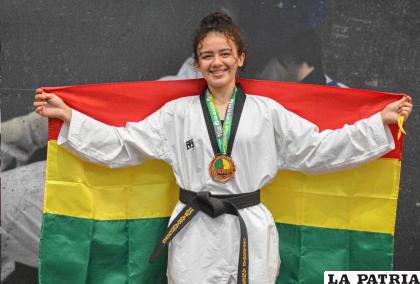 La taekwondista María Celeste Áñez /RRSS