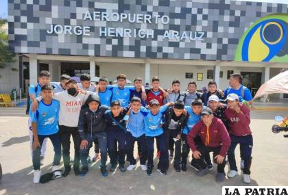 El combinado orureño ya se encuentra en la sede del torneo nacional /LA PATRIA