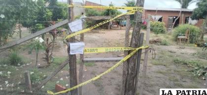 El domicilio fue precintado para fines investigativos /Fiscalía