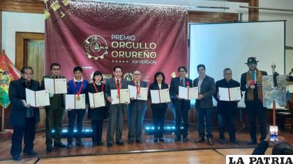 Premiación del Orgullo Orureño 2022 /Archivo