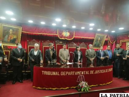 Acto de homenaje a los 25 años del Consejo de la Magistratura /LA PATRIA