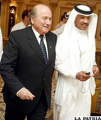Joseph Blatter y Mohamed Bin Hamman, son los candidatos a la presidencia de la FIFA.