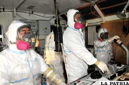 Tapar una grieta de 20 centímetros es el nuevo objetivo de los operarios de Fukushima-1