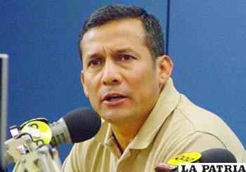 Candidato presidencial nacionalista Ollanta Humala