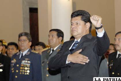 Rubén Saavedra es director de reivindicación marítima 