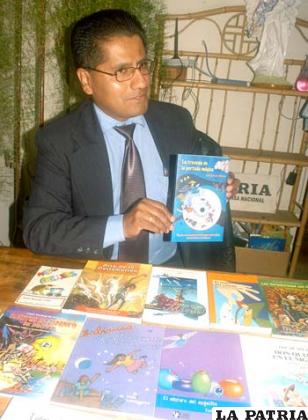Javier Tarqui Maldonado, organizador de la Feria Nacional del Libro Infantil y Juvenil