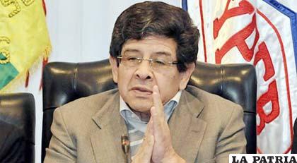 Presidente de la estatal petrolera, Carlos Villegas