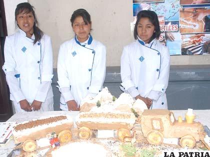 Talentosas alumnas del Liceo Técnico Ballivián