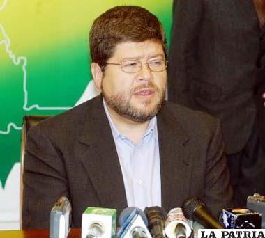 Empresario y dirigente político, Samuel Doria Medina