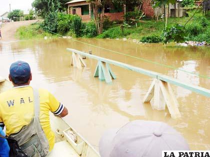 Al menos 25 familias fueron evacuadas debido a las recientes inundaciones registradas por la crecida del río Acre