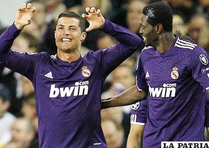 La felicidad de Ronaldo tras anotar el gol que dio el triunfo al Madrid