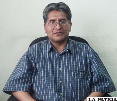 Secretario de Minería y Metalurgia del Departamento de Oruro, Walter Morochi