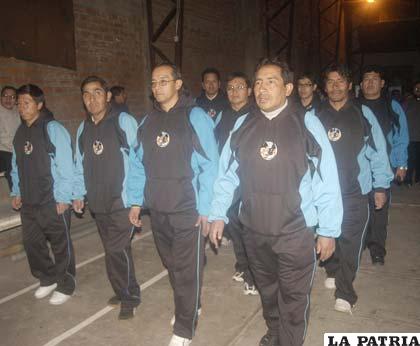 Jugadores de la Promoción 84 del colegio Bolívar.