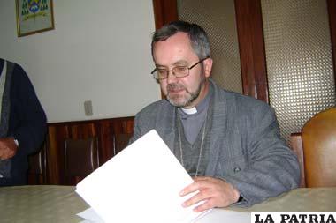 Monseñor Bialasik invitó a la población a sumarse con fe a la celebración de Semana Santa