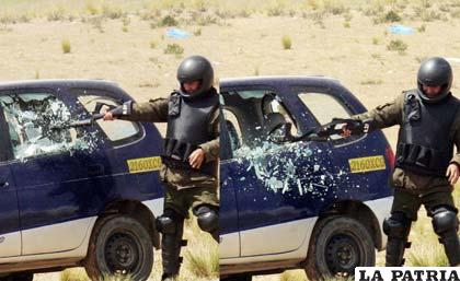 Violencia de la Policía en la Apacheta