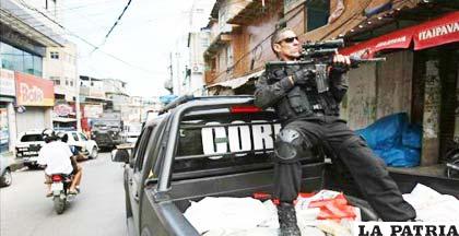 La acción policial sirvió para debilitar el narcotráfico en la Rocinha, una inmensa barriada pobre