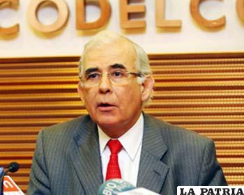 Presidente ejecutivo de la estatal Codelco, Diego Hernández