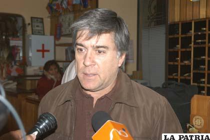 Marcelo Javier Zuleta, en diálogo con la prensa deportiva