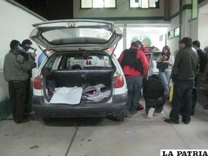 Vehículo recuperado por Diprove