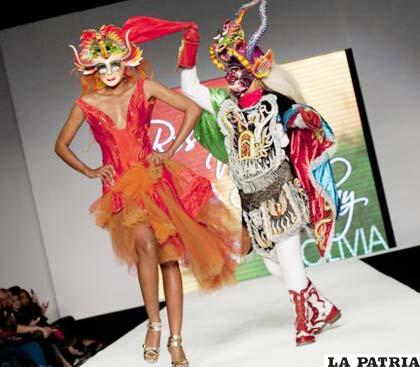 La diablada orureña en la alta moda de Miami (upi.com)