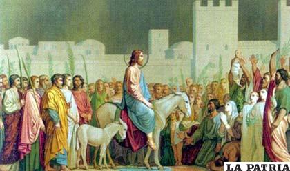 Triunfal entrada de Jesús en Jerusalén