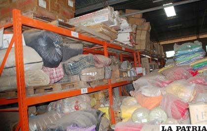 Mercadería incautada por la Aduana
