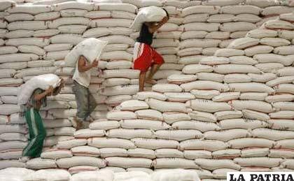 Subió el precio de exportación de arroz y trigo