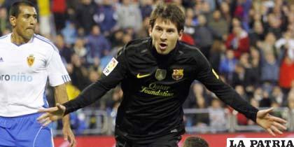 Messi anotó dos goles para su equipo